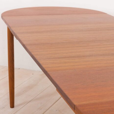 2155 Danish Extension Drop Leaf Table In Teak, 1960s-12 Danish Extension Drop Leaf Table In Teak s scaled