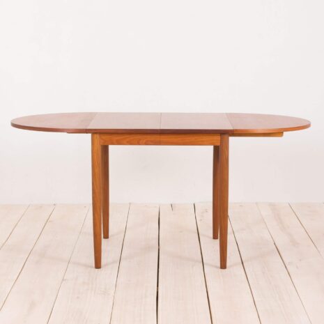 2155 Danish Extension Drop Leaf Table In Teak, 1960s-7 Danish Extension Drop Leaf Table In Teak s scaled