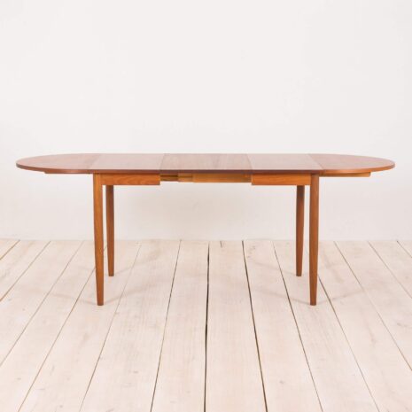2155 Danish Extension Drop Leaf Table In Teak, 1960s-8 Danish Extension Drop Leaf Table In Teak s scaled