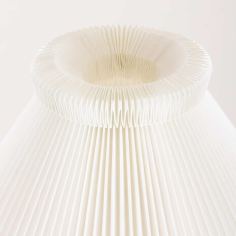 2158 Brass floor lamp with le klint shade-4 Brass floor lamp with le klint shade scaled