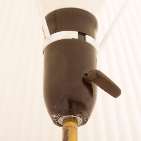 2158 Brass floor lamp with le klint shade-7 Brass floor lamp with le klint shade scaled