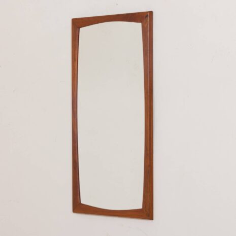 2161 Danish mid century modern teak mirror frame by Kai Kristinsen for Aksel Kjersgaard Odder No. 103-2 Danish mid century modern teak mirror frame by Kai Kristinsen for Aksel Kjersgaard Odder No