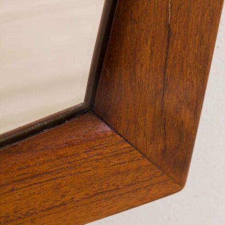 2161 Danish mid century modern teak mirror frame by Kai Kristinsen for Aksel Kjersgaard Odder No. 103-3 Danish mid century modern teak mirror frame by Kai Kristinsen for Aksel Kjersgaard Odder No