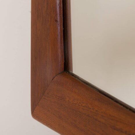 2161 Danish mid century modern teak mirror frame by Kai Kristinsen for Aksel Kjersgaard Odder No. 103-4 Danish mid century modern teak mirror frame by Kai Kristinsen for Aksel Kjersgaard Odder No