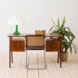 Danish teak mid century double sided desk scaled