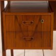 Danish teak mid century double sided desk scaled