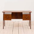Danish teak mid century double sided desk scaled