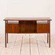 Danish teak mid century double sided desk scaled