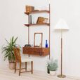 Kai Kristiansen wall unit with  shelves and chest of drawers  scaled
