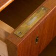 Duńskie biurko tekowe w stylu Kai Kristiansen  scaled
