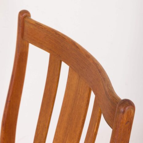 2170 set of 4 Danish MID-CENTURY teak chairs in new blue upholstery-12 set of Danish MID CENTURY teak chairs in new blue upholstery scaled