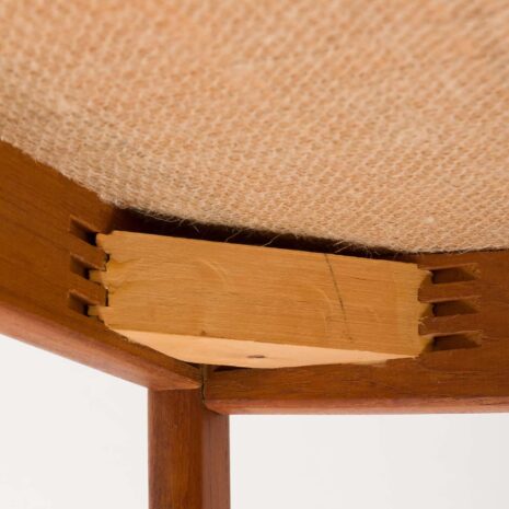 2170 set of 4 Danish MID-CENTURY teak chairs in new blue upholstery-16 set of Danish MID CENTURY teak chairs in new blue upholstery scaled