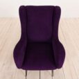 Marco Zanuso Senior Chair reupholstered in Belgian linen Italy s  scaled