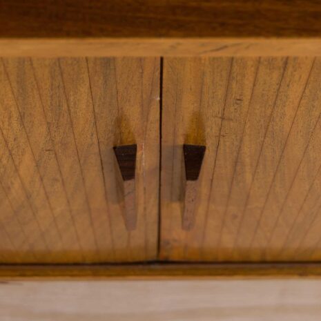 2168 Kai Kristiansen Rosewood wall unit with 2 cabinets with tambour doors-14 Kai Kristiansen Rosewood wall unit with cabinets with tambour doors scaled