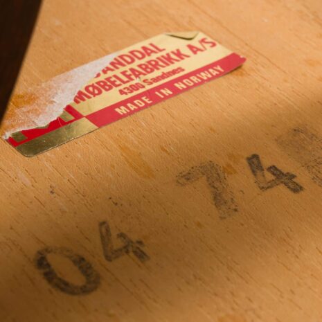 2183 Scandinavian rosewood round side table-1 Scandinavian rosewood round side table scaled