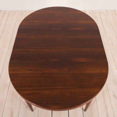 2184 Stół rozkładany z drewna różanego Kai Kristiansen-5 Kai Kristiansen rosewood extension table scaled