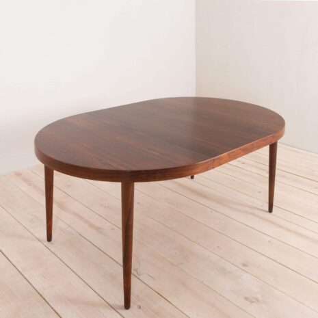 2184 Stół rozkładany z drewna różanego Kai Kristiansen-8 Kai Kristiansen rosewood extension table scaled