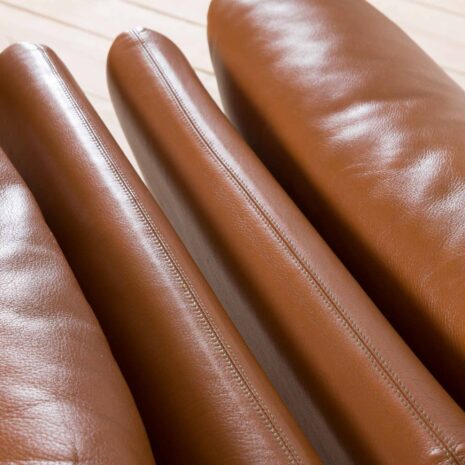 2188 air de Tobia Scarpa Cornado chaises longues en cuir-7 air of Tobia Scarpa Cornado leather lounge chairs scaled