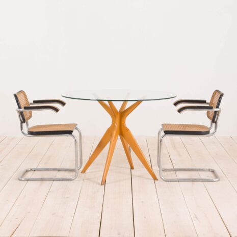 2198 Włoski stół w stylu Ico Parisi-3 Italian dining table in the style of Ico Parisi scaled