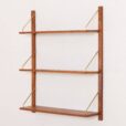 A cadovius style wall unit with  shelves  scaled
