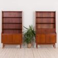 Johannes Sorth for Nexo two pieces bookcase with secretaire in teak  scaled