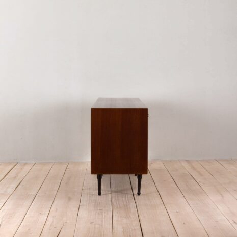 2204 Long Italian sideboard in teak with turned handles-11 Long Italian sideboard in teak with turned handles scaled