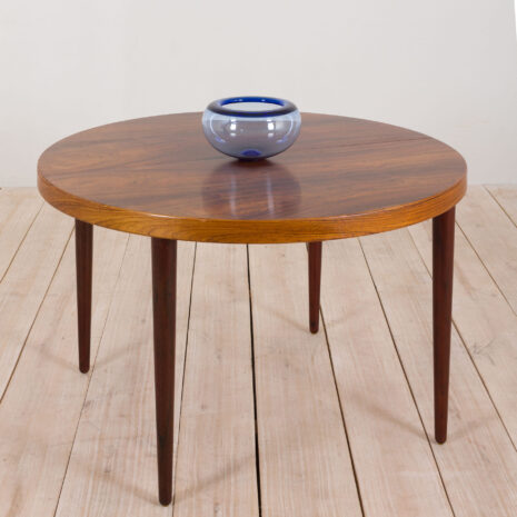 21011-Kai Kristiansen rosewood round extension table-2 Kai Kristiansen rosewood round extension table