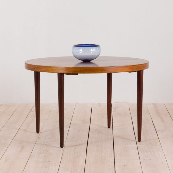Kai Kristiansen rosewood round extension table