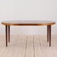 Kai Kristiansen rosewood round extension table