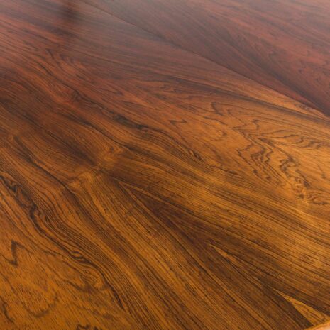 21011-Kai Kristiansen rosewood round extension table-7 Kai Kristiansen rosewood round extension table