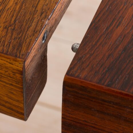 21011-Kai Kristiansen rosewood round extension table-9 Kai Kristiansen rosewood round extension table