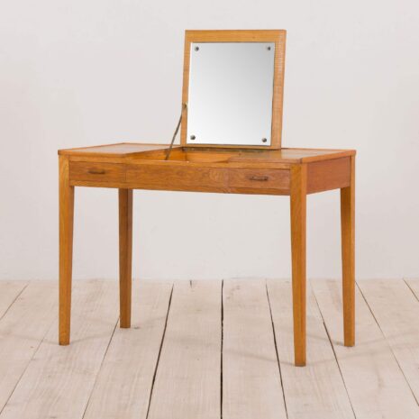 2205 Duńska dębowa toaletka w stylu Hansen-14 Danish oak dressing table in Hansen style scaled