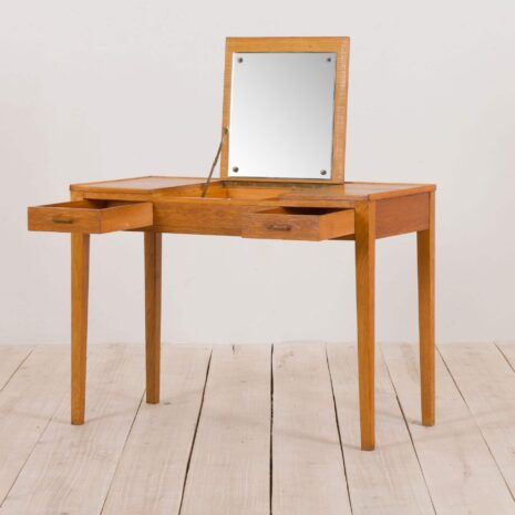2205 Duńska dębowa toaletka w stylu Hansen-15 Danish oak dressing table in Hansen style scaled