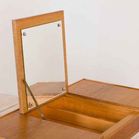 2205 Duńska dębowa toaletka w stylu Hansen-19 Danish oak dressing table in Hansen style scaled