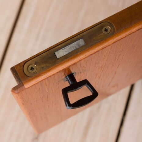 2207 Norwegian free standing wall unit in teak with straw sliding doors-12 Norwegian free standing wall unit in teak with straw sliding doors scaled