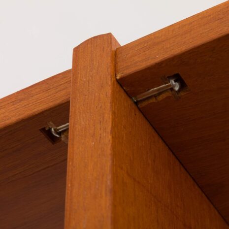 2207 Norwegian free standing wall unit in teak with straw sliding doors-14 Norwegian free standing wall unit in teak with straw sliding doors scaled