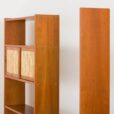Norwegian free standing wall unit in teak with straw sliding doors  scaled
