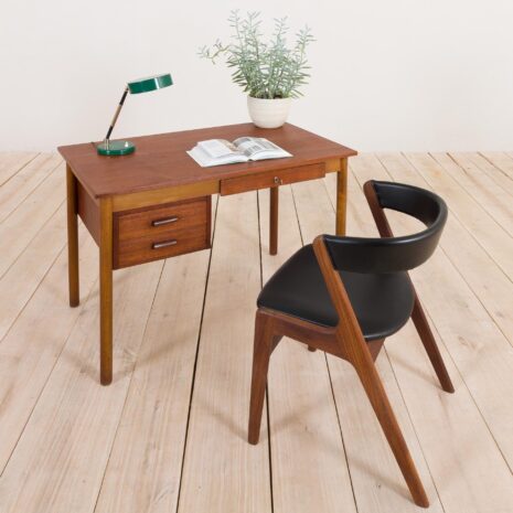 Small Danish teak desk with  drawers s