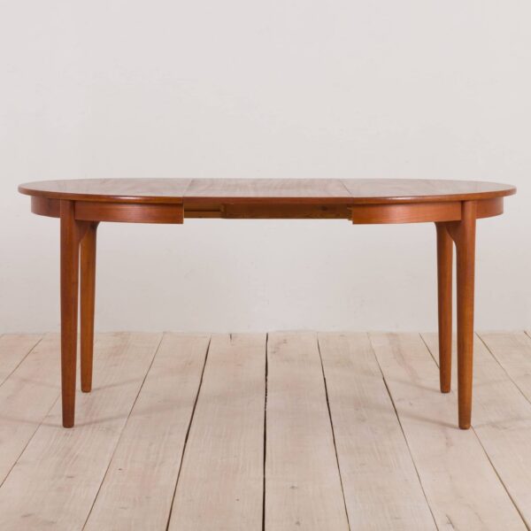 Danish round extension table in teak  scaled
