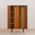 Mid century Danish teak wardrobe  scaled