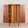 Mid century Danish teak wardrobe  scaled