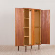 Mid century Danish teak wardrobe  scaled