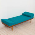 Teak Daybed Svanette with Side Table by Ingmar Relling for Swane Ekornes s Svanette Daybed vintage lóżko sofa proj