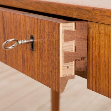 21054-Riis Antonsen teak lady desk with 2 drawers-11 Riis Antonsen teak lady desk with drawers scaled