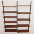 set of  rosewood shelves in the style of Cadovius Sorensen  scaled