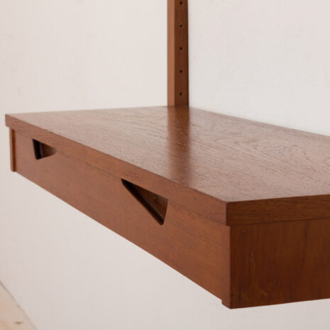 21062-Kjell Riise teak wall unit with 3 drawers-5 Kjell Riise teak wall unit with drawers scaled