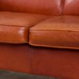 S Mogensen style  seater sofa in reddish leather z plamami  scaled