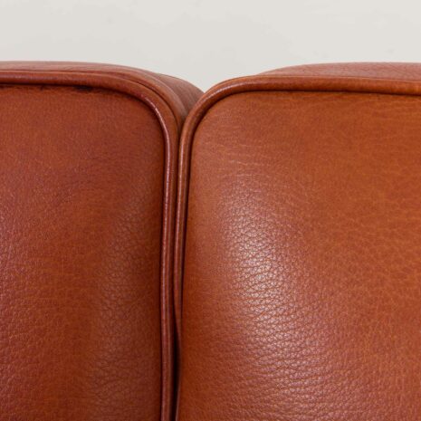 2137 S-Mogensen style 3 seater sofa in reddish leather z plamami -12 S Mogensen style seater sofa in reddish leather z plamami scaled