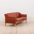 S Mogensen style  seater sofa in reddish leather z plamami  scaled