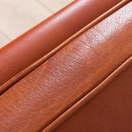 2137 S-Mogensen style 3 seater sofa in reddish leather z plamami -6 S Mogensen style seater sofa in reddish leather z plamami scaled